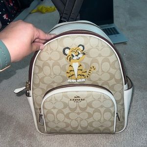 Authentic coach backpack